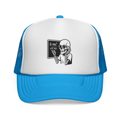 Skeletal E=mc Trucker Hat