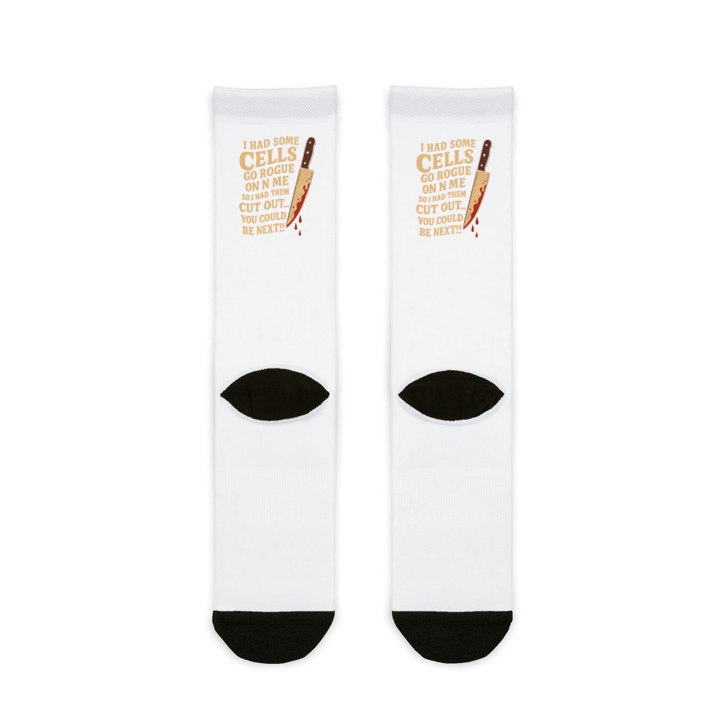 I Had Some Cells Go Rogue.... - Crew Socks