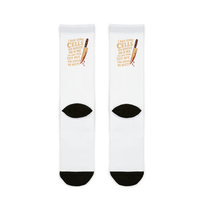 I Had Some Cells Go Rogue.... - Crew Socks