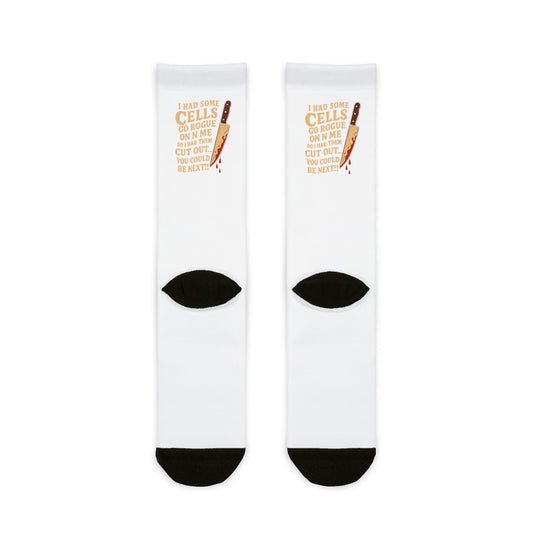 I Had Some Cells Go Rogue.... - Crew Socks