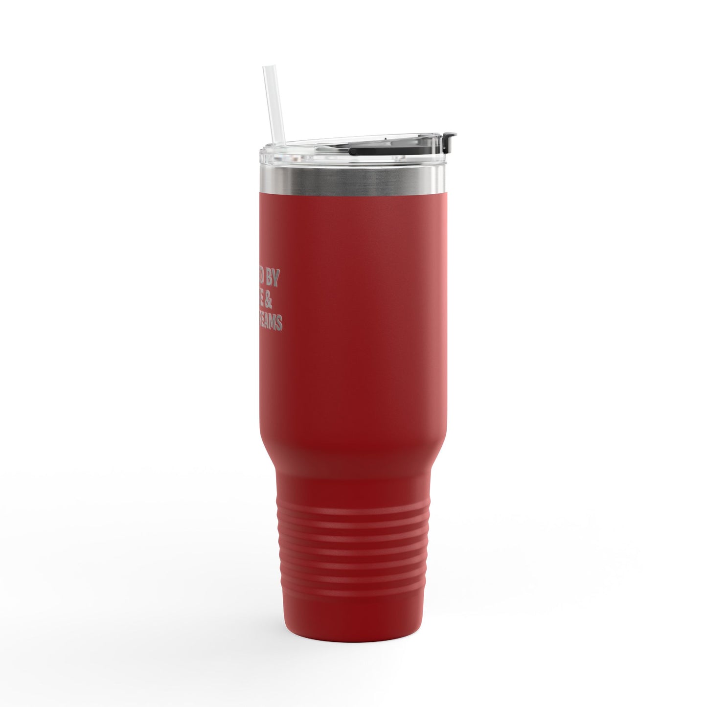 Powered By Caffeine & 12 volt Dreams 40oz Insulated Travel Mug