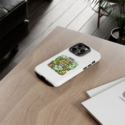 Spooky Ghost Phone Case — “If You Ghost Me I Will Haunt You” Protective iPhone Cover