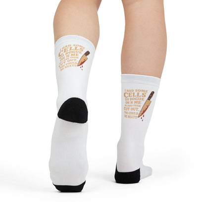 I Had Some Cells Go Rogue.... - Crew Socks