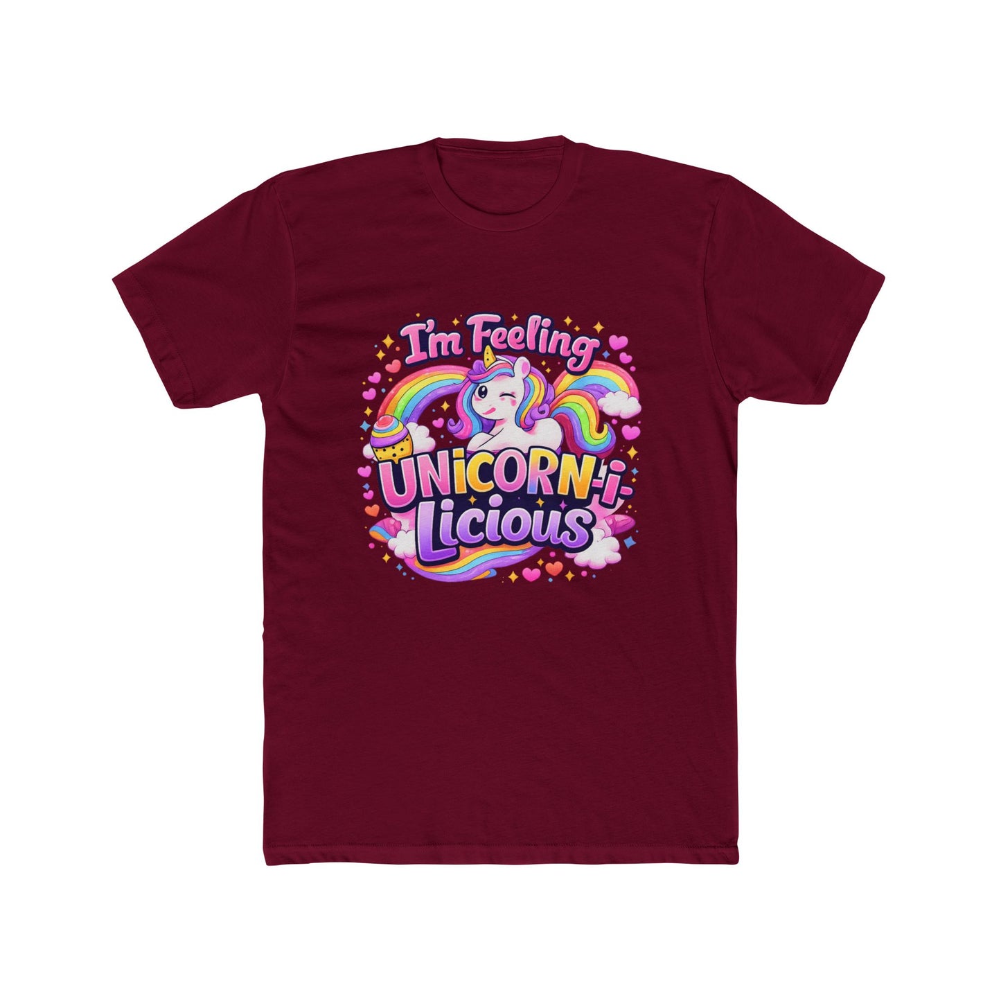 I'm Feeling Unicorn-licious T-Shirt — Cute Rainbow Unicorn Graphic Tee