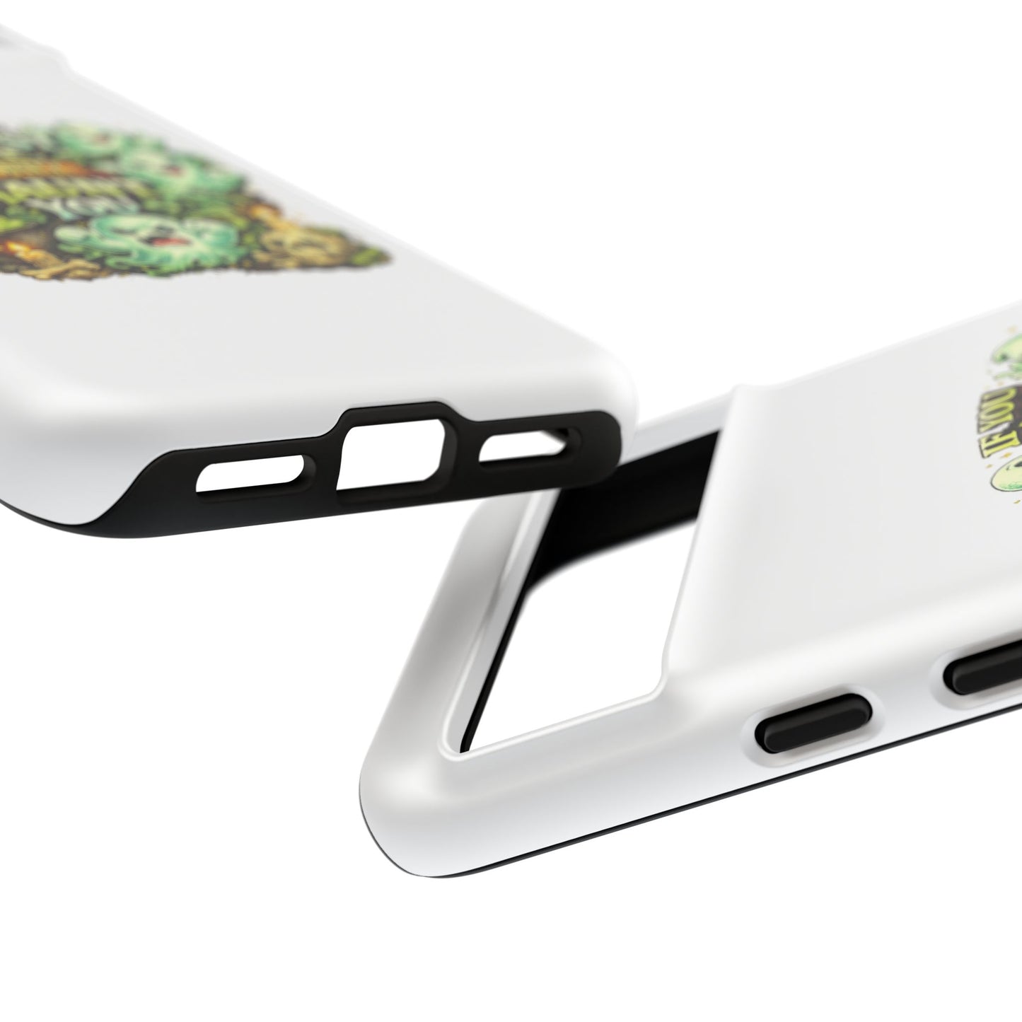 Spooky Ghost Phone Case — “If You Ghost Me I Will Haunt You” Protective iPhone Cover