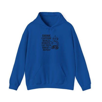 Drink Coffee Build Robots Hoodie
