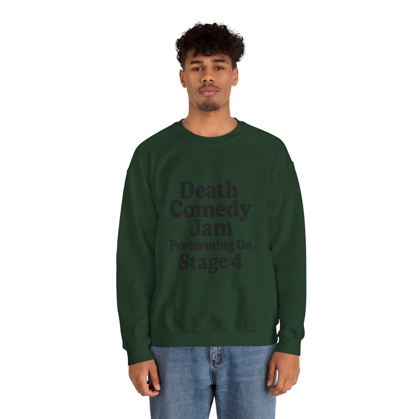 Death Comedy Jam: Performing On Stage 4- Crewneck Sweatshirt