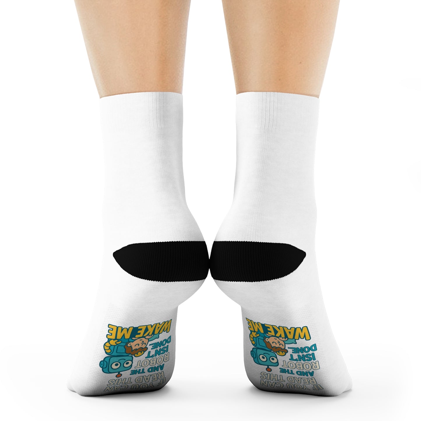Wake Me Crew Socks