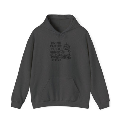 Drink Coffee Build Robots Hoodie