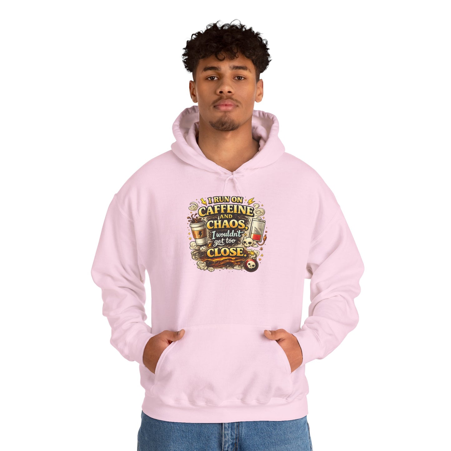 I Run on Caffeine And Chaos - Hooded