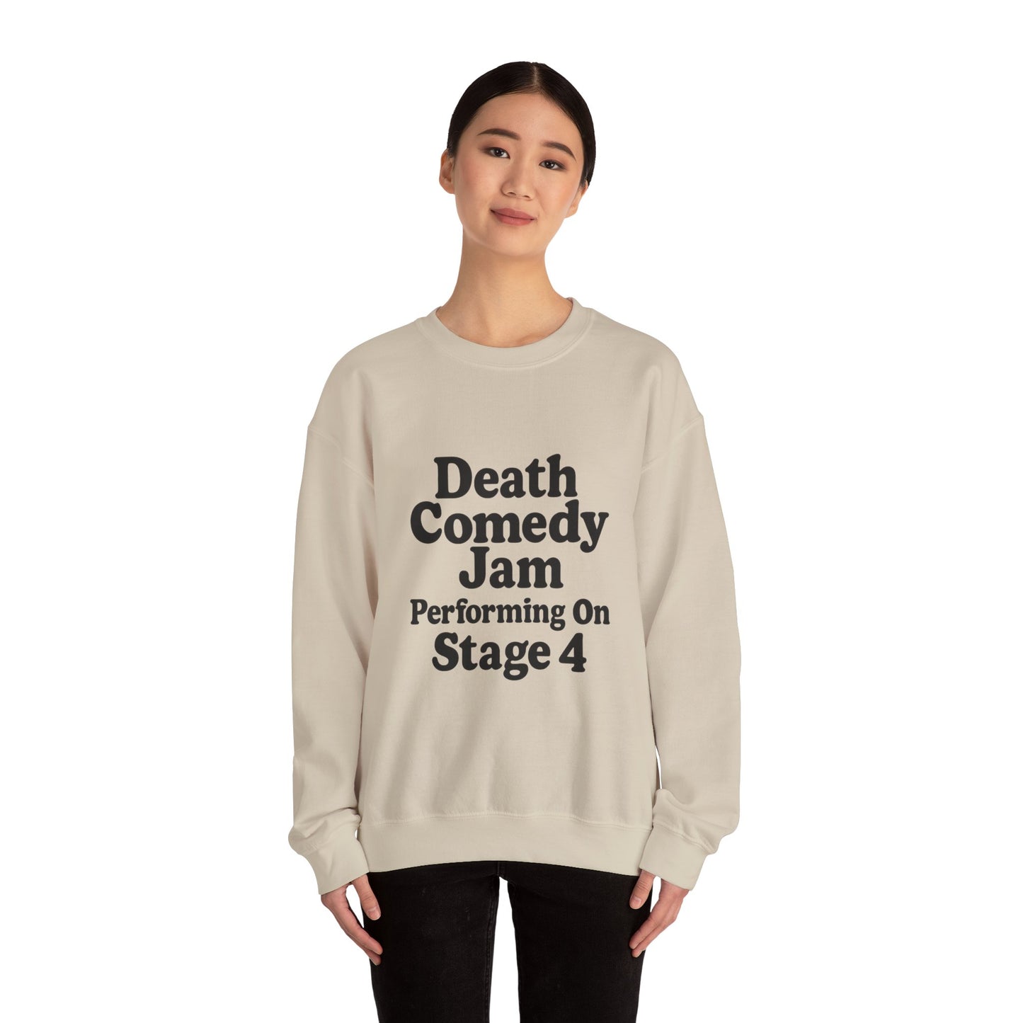 Death Comedy Jam: Performing On Stage 4- Crewneck Sweatshirt