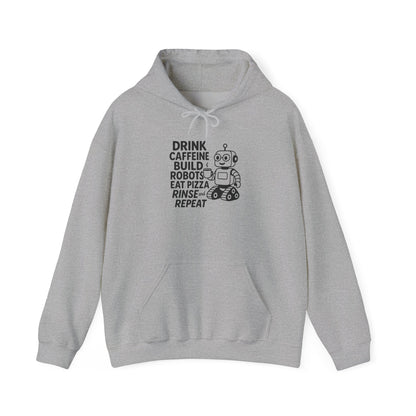 Drink Coffee Build Robots Hoodie
