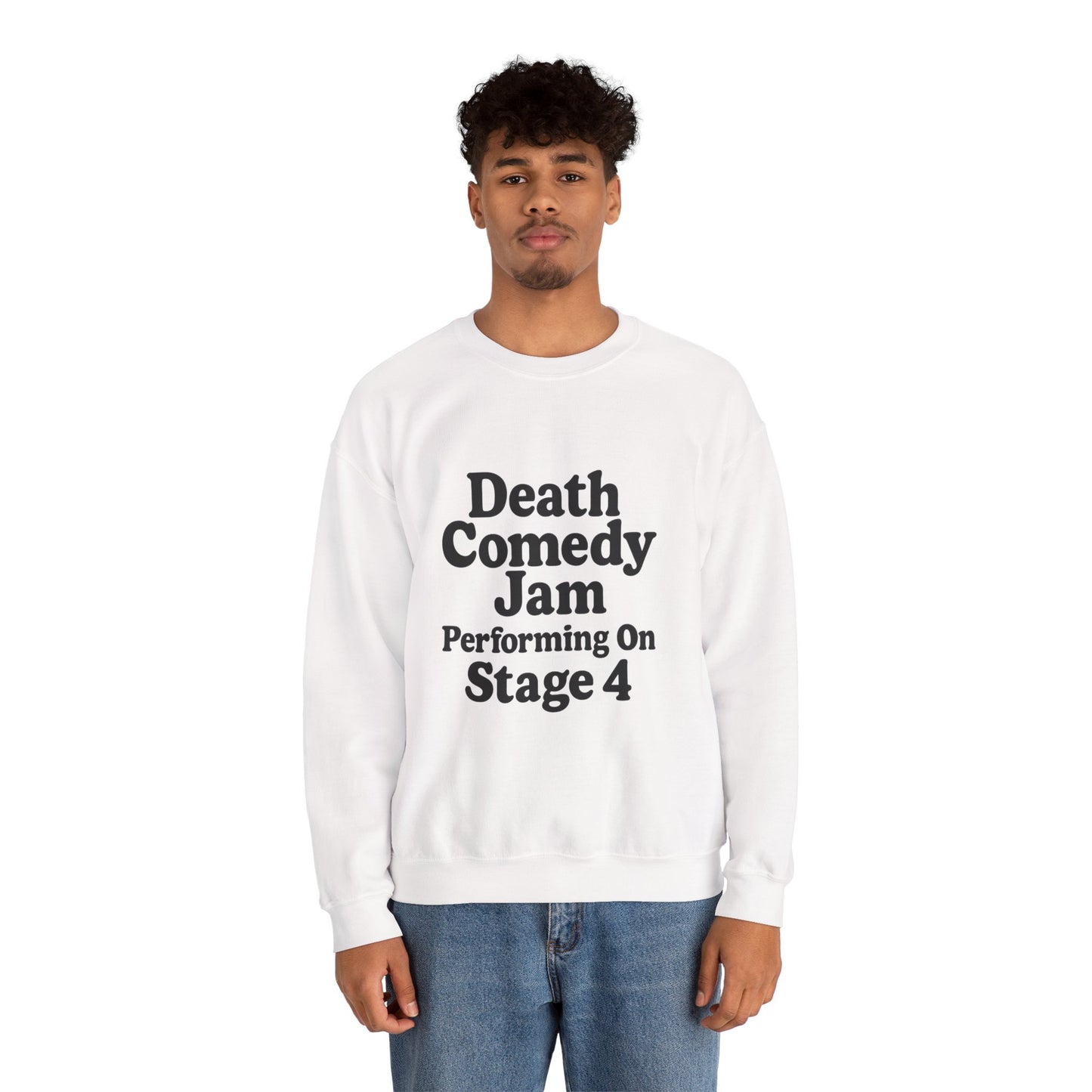 Death Comedy Jam: Performing On Stage 4- Crewneck Sweatshirt