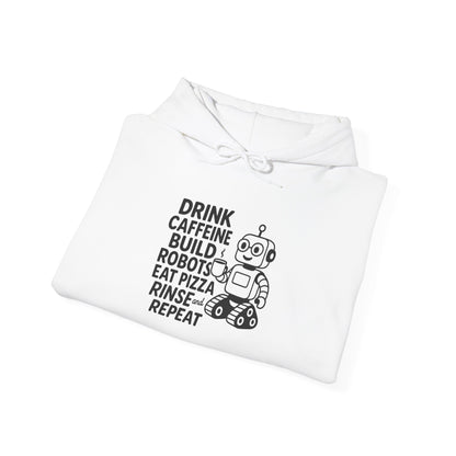 Drink Coffee Build Robots Hoodie