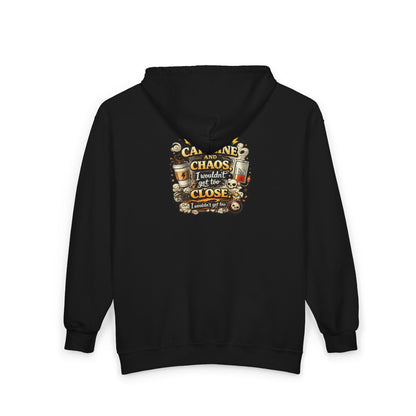 I Run on Caffeine and Chaos - Full-Zip Hoodie