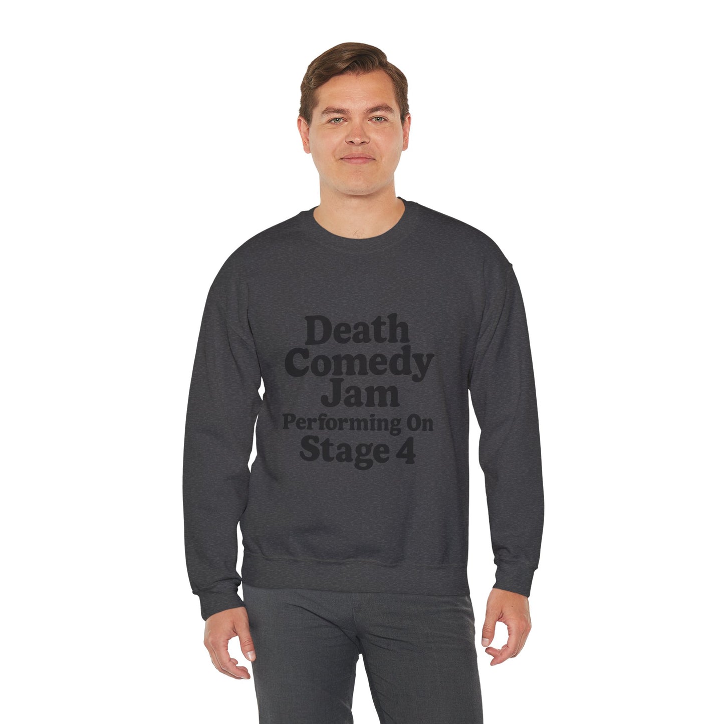 Death Comedy Jam: Performing On Stage 4- Crewneck Sweatshirt