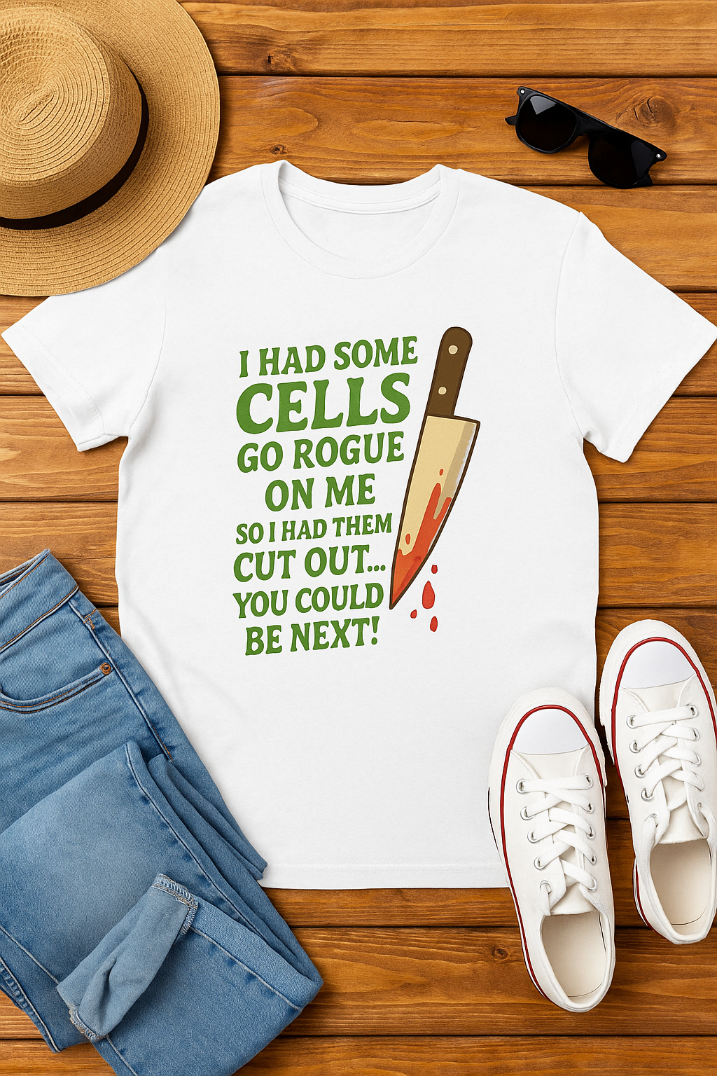 I Had Some Cells Go Rogue on Me - Crew Tee