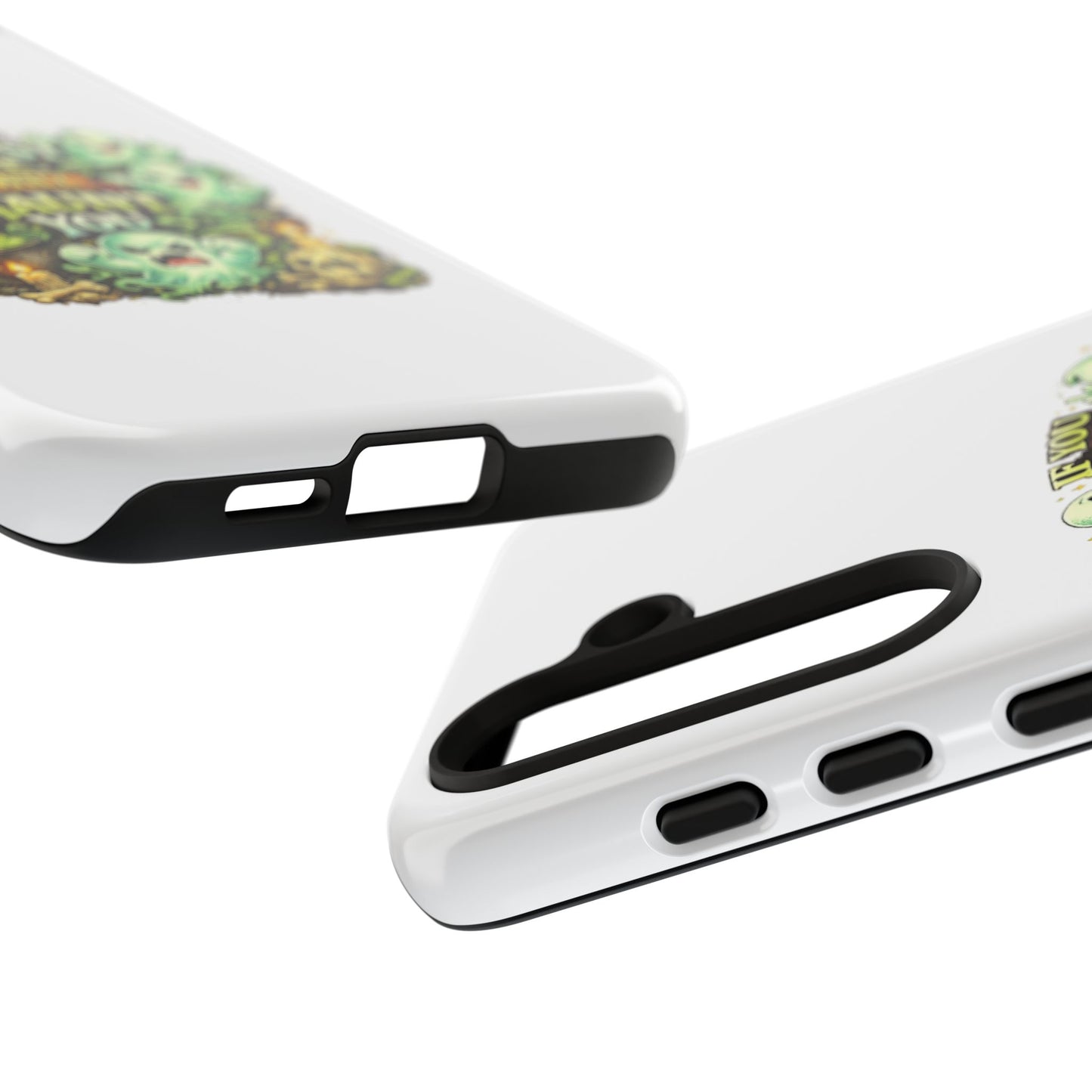 Spooky Ghost Phone Case — “If You Ghost Me I Will Haunt You” Protective iPhone Cover