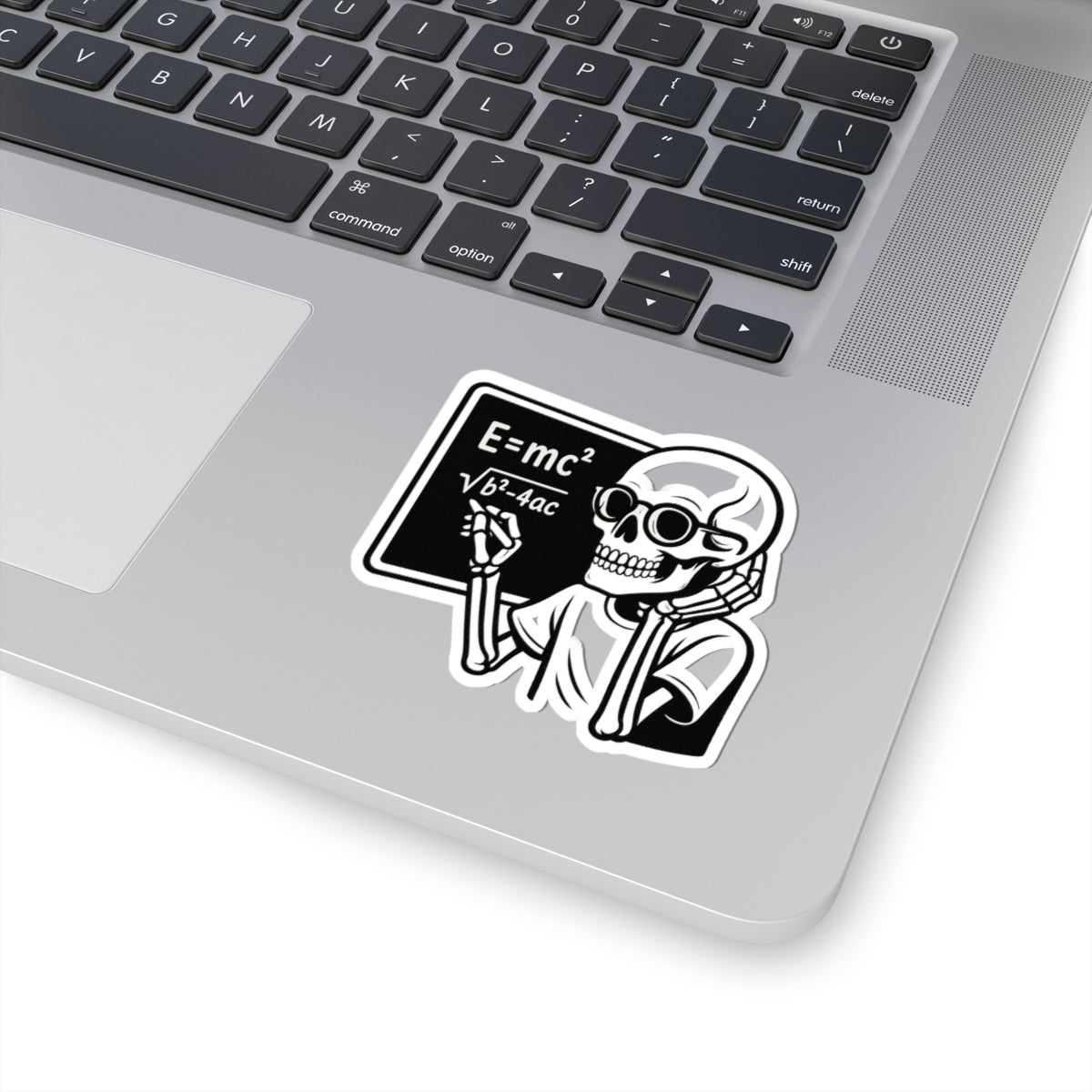 Skeleton E=mc Sticker