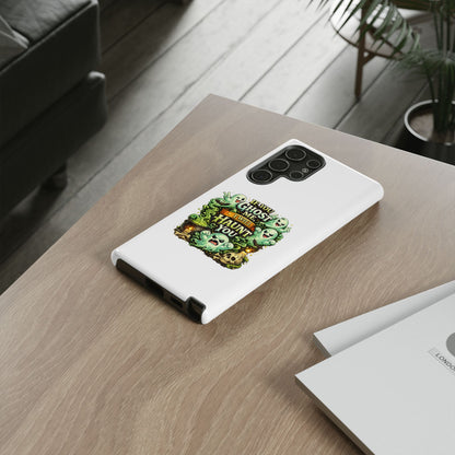 Spooky Ghost Phone Case — “If You Ghost Me I Will Haunt You” Protective iPhone Cover