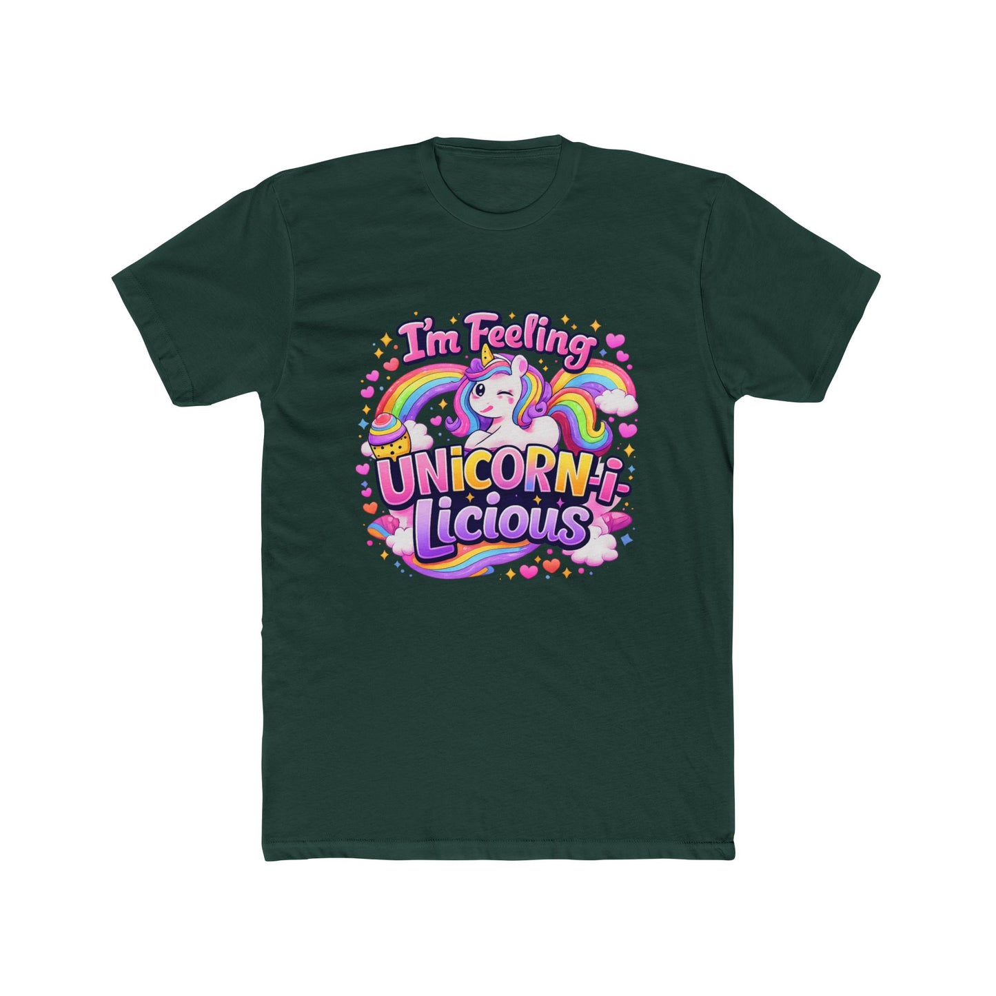 I'm Feeling Unicorn-licious T-Shirt — Cute Rainbow Unicorn Graphic Tee