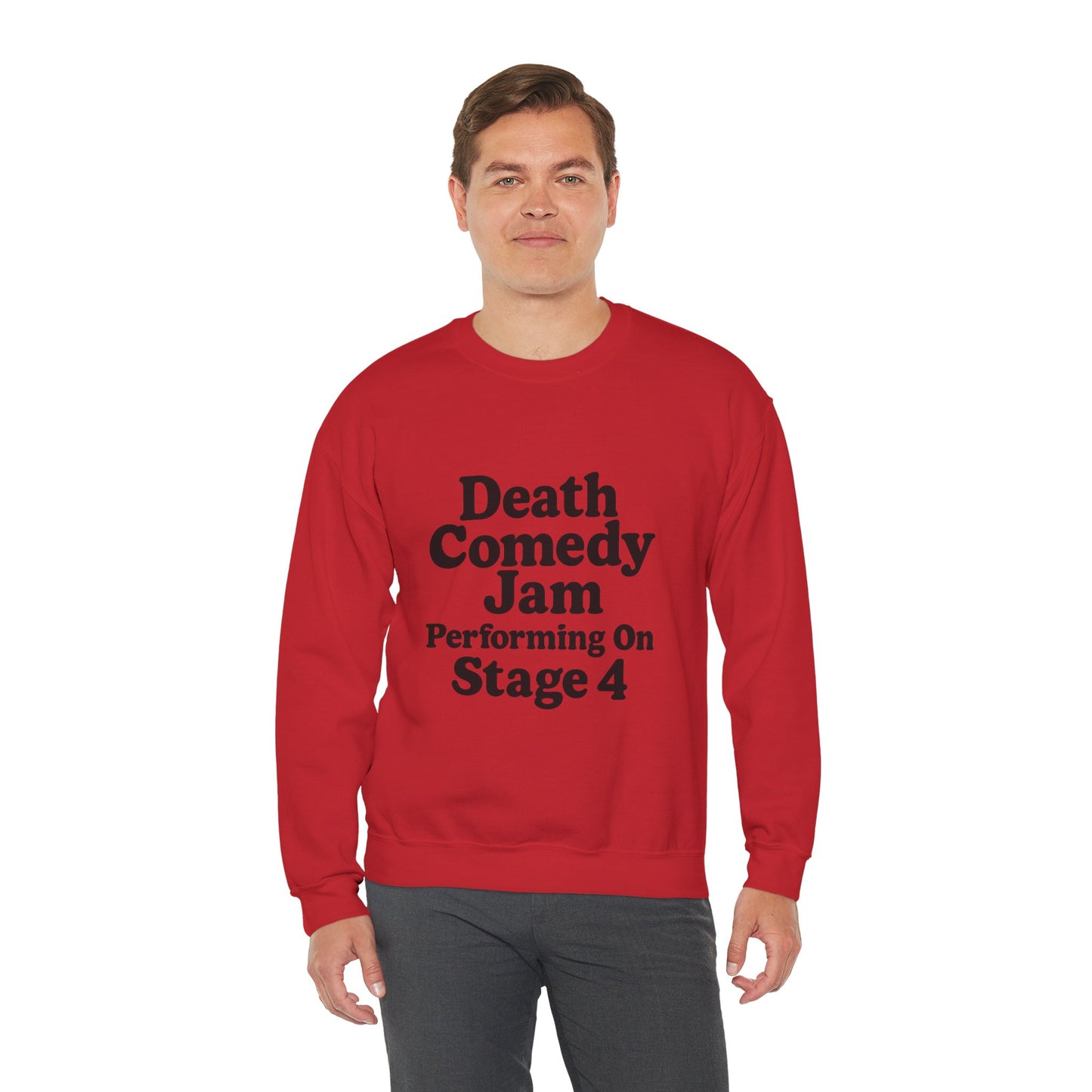 Death Comedy Jam: Performing On Stage 4- Crewneck Sweatshirt