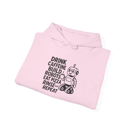 Drink Coffee Build Robots Hoodie