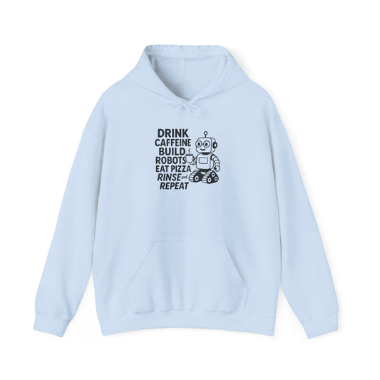 Drink Coffee Build Robots Hoodie
