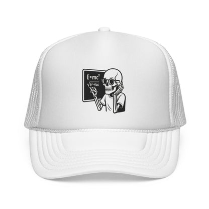 Skeletal E=mc Trucker Hat