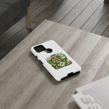 Spooky Ghost Phone Case — “If You Ghost Me I Will Haunt You” Protective iPhone Cover