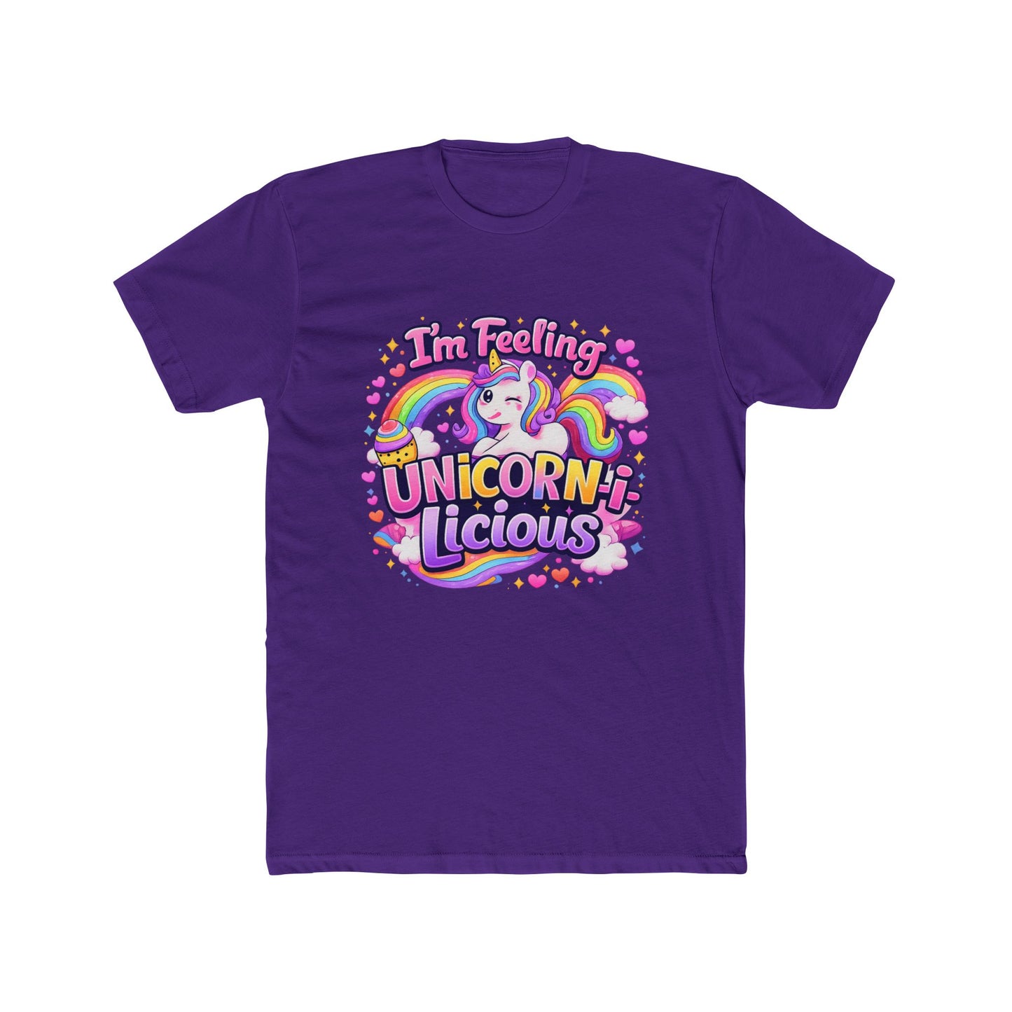 I'm Feeling Unicorn-licious T-Shirt — Cute Rainbow Unicorn Graphic Tee