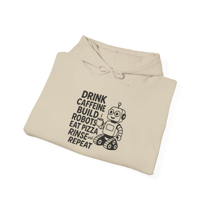 Drink Coffee Build Robots Hoodie