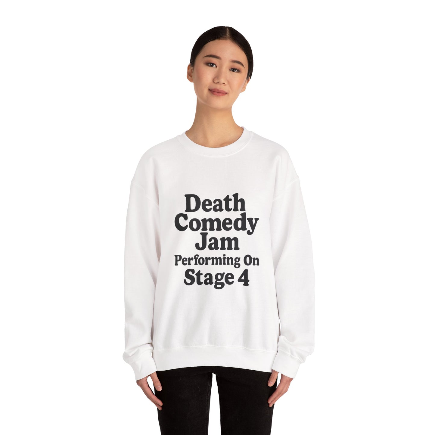 Death Comedy Jam: Performing On Stage 4- Crewneck Sweatshirt