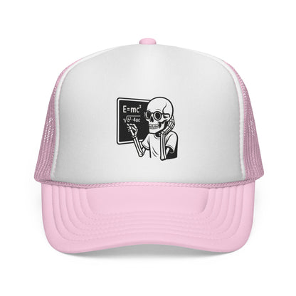 Skeletal E=mc Trucker Hat
