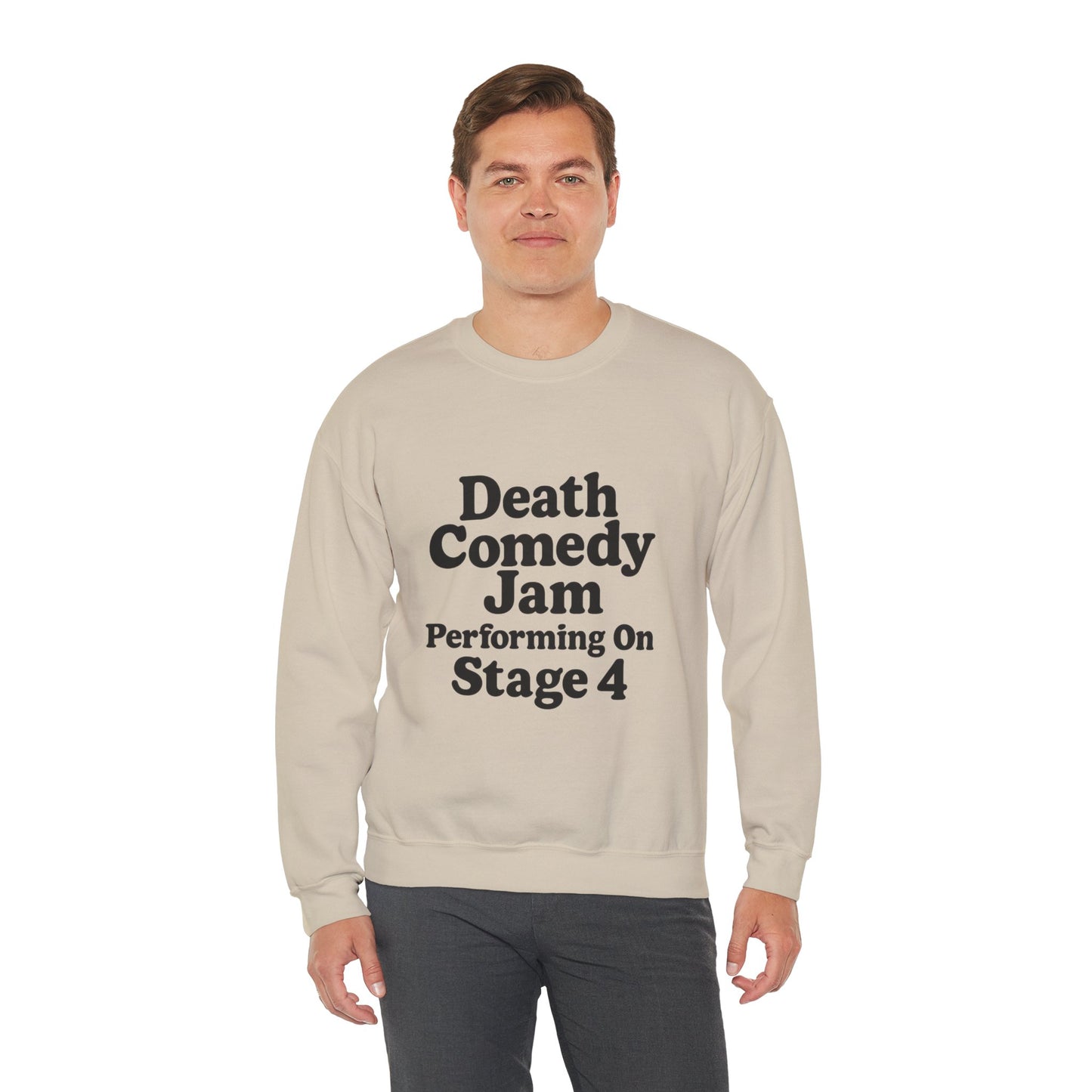 Death Comedy Jam: Performing On Stage 4- Crewneck Sweatshirt