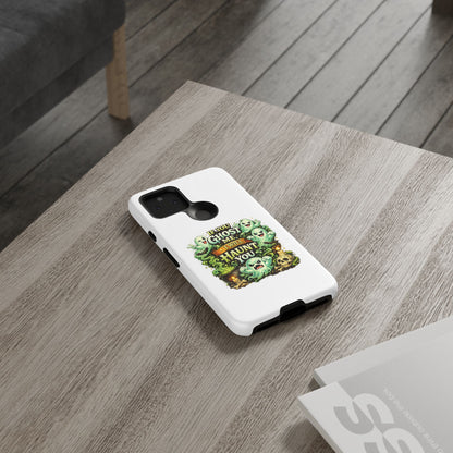 Spooky Ghost Phone Case — “If You Ghost Me I Will Haunt You” Protective iPhone Cover