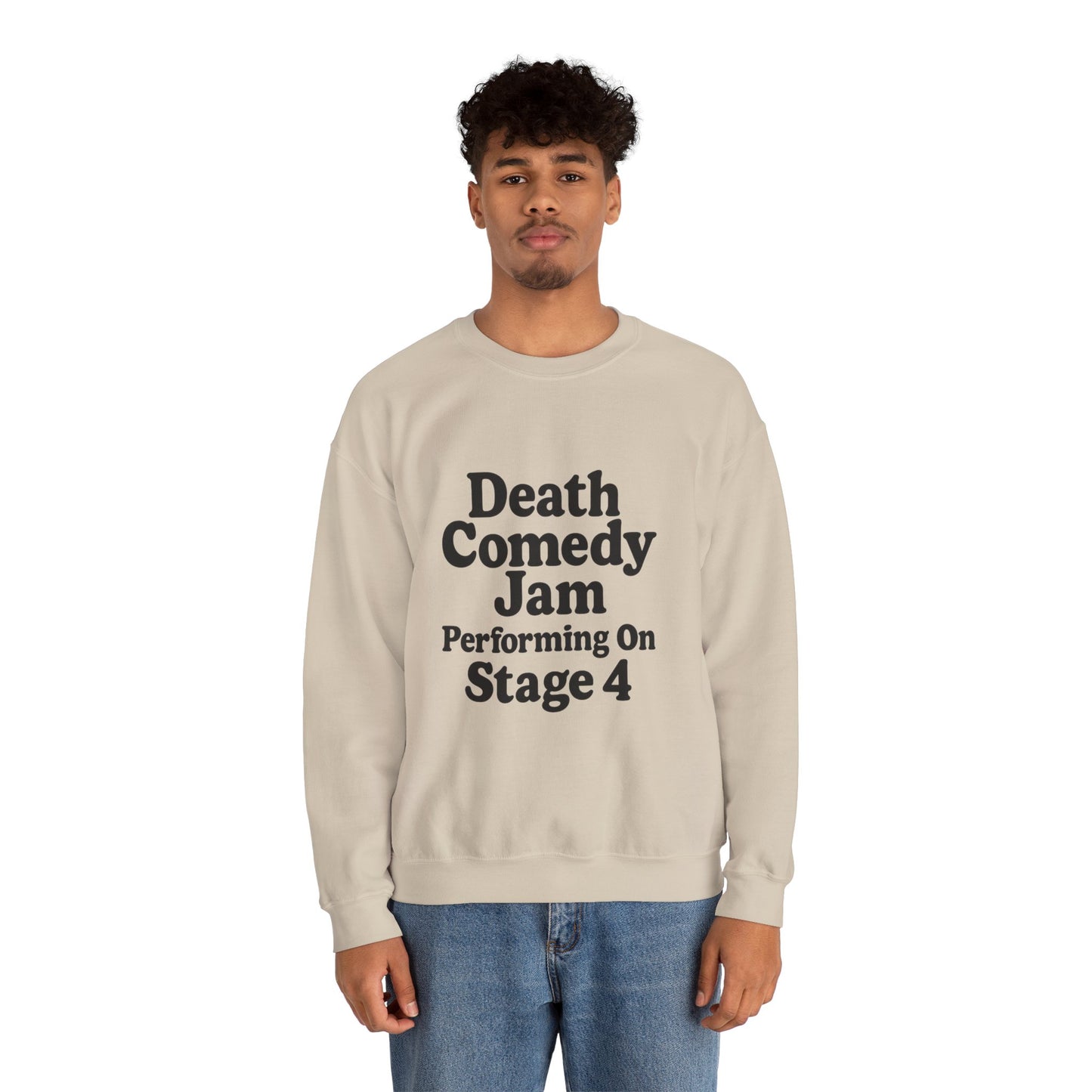 Death Comedy Jam: Performing On Stage 4- Crewneck Sweatshirt