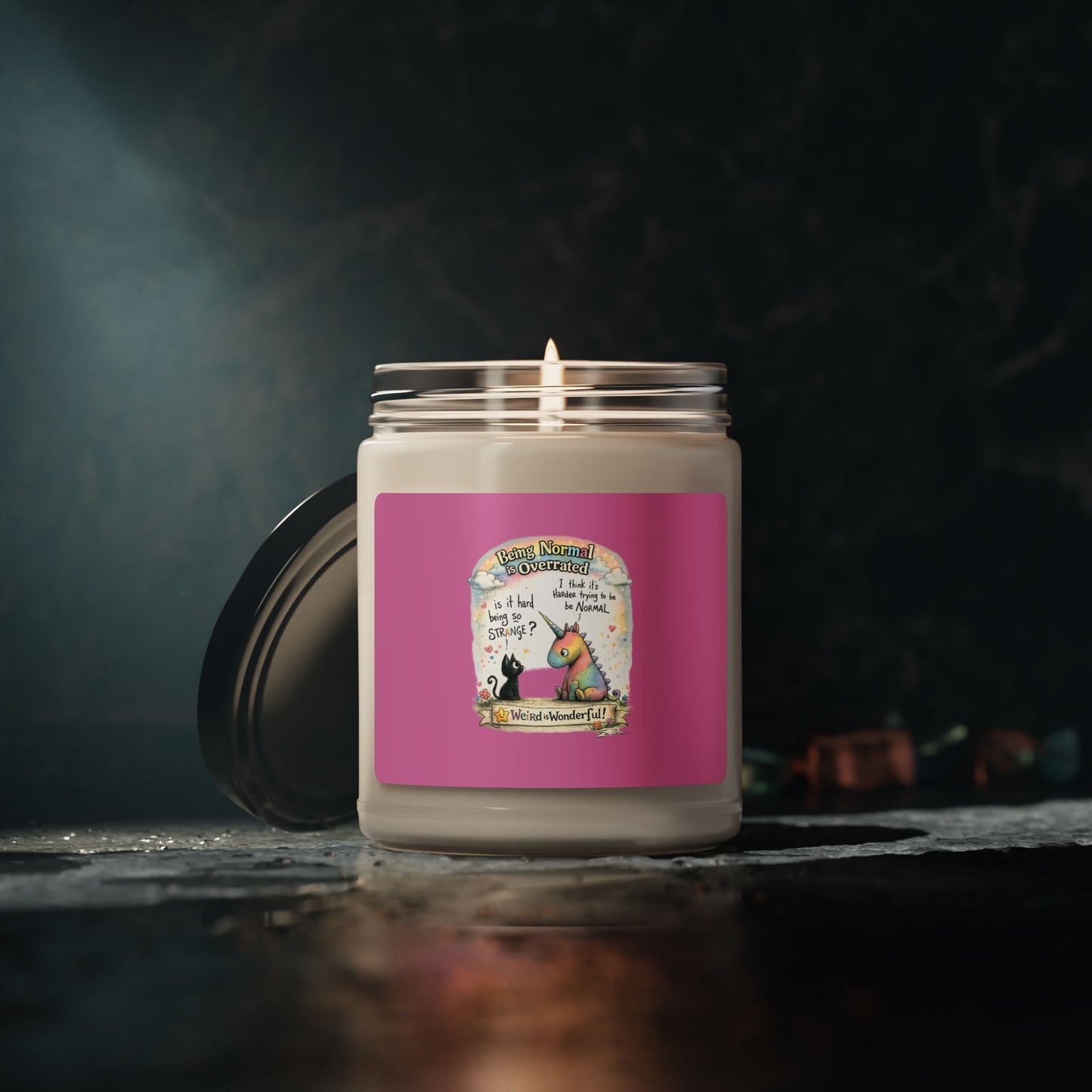 Being Normal Is Overrated - Scented Soy Candle, 9oz